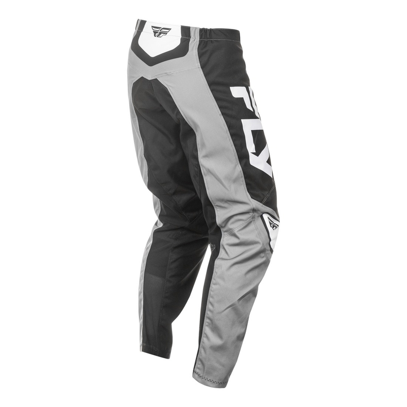 Motokrosa bikses FLY Racing F-16 pelēk-melk-balts