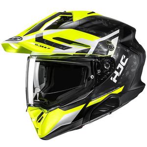 Enduro motociklu ķivere HJC RPHA 60 Dakar MC3HSF fluo dzelteni melna
