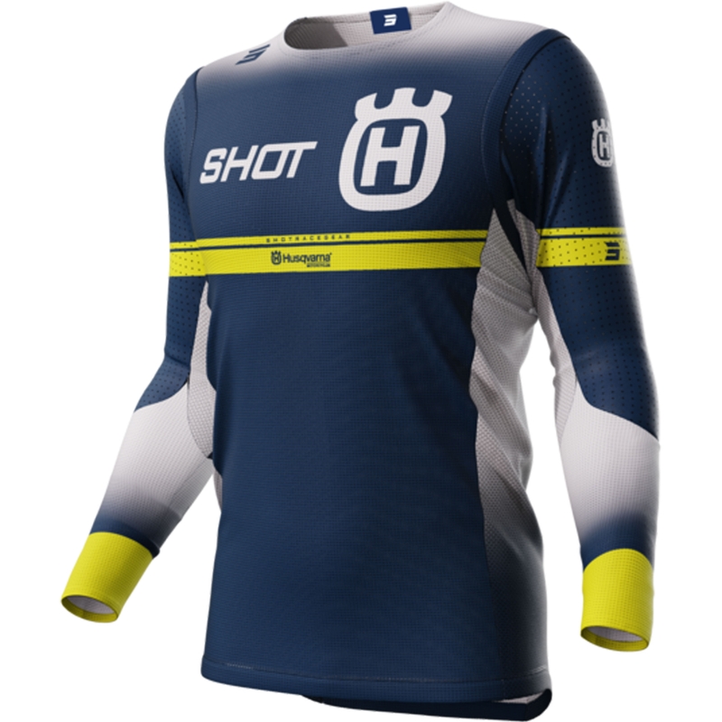 Motokrosa krekliņš Shot Aerolite Husqvarna LE zils izpārdošana