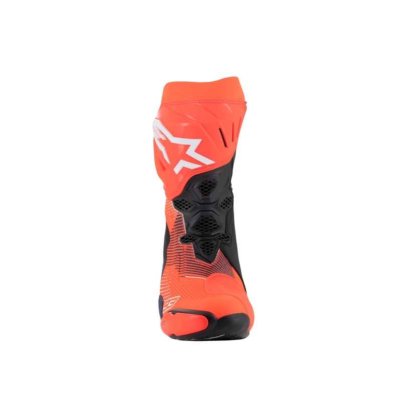 Alpinestars Supertech R Vented limited edition MM93 Marc Marquez fluo sarkani-zili-melni motocikla zābaki
