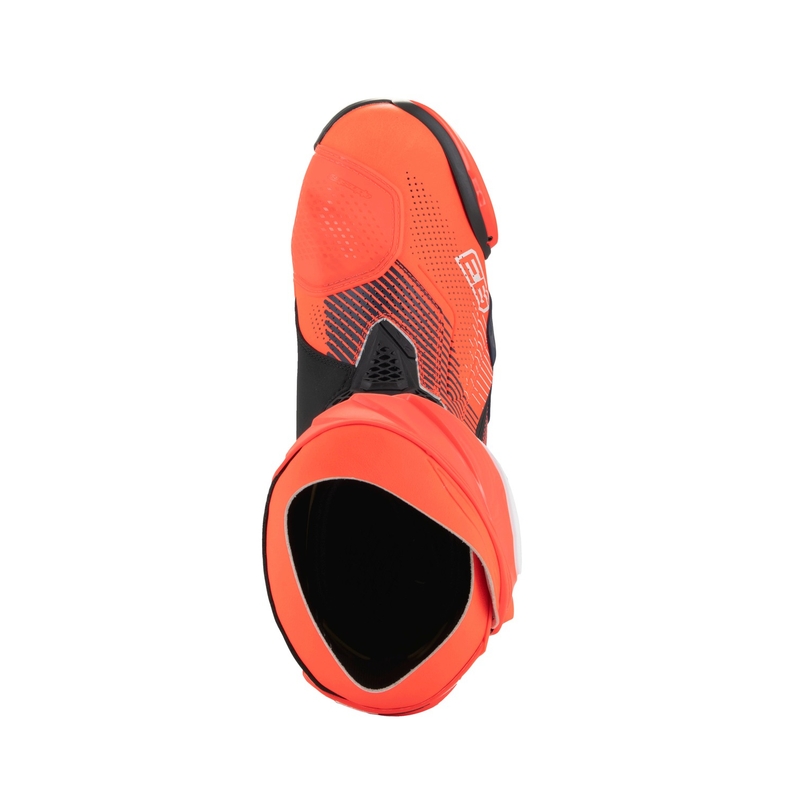 Alpinestars Supertech R Vented limited edition MM93 Marc Marquez fluo sarkani-zili-melni motocikla zābaki