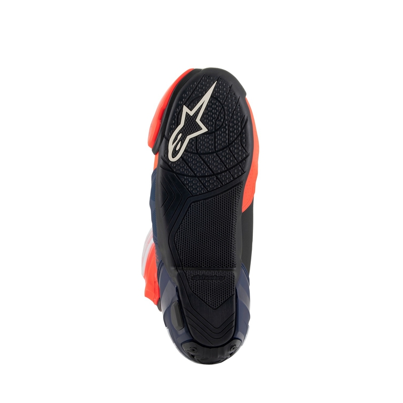Alpinestars Supertech R Vented limited edition MM93 Marc Marquez fluo sarkani-zili-melni motocikla zābaki