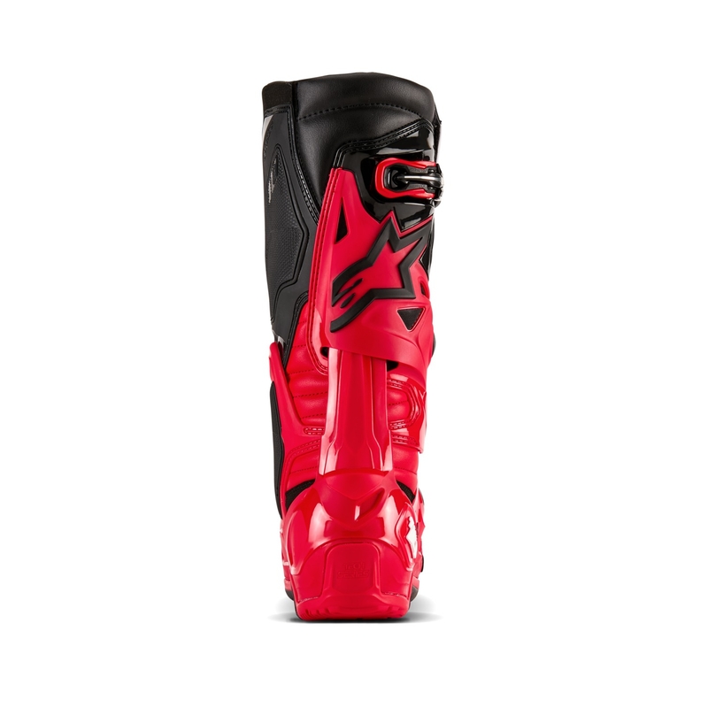Alpinestars Tech 10 Enduro sarkani-melni-balti motocikla zābaki