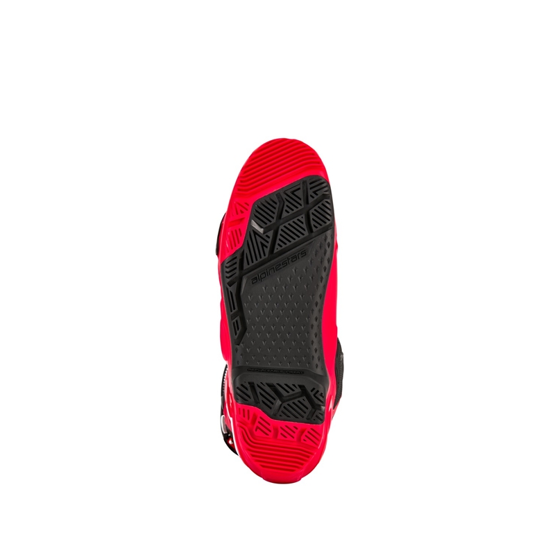 Alpinestars Tech 10 Enduro sarkani-melni-balti motocikla zābaki