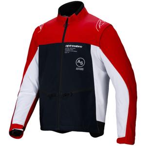 Alpinestars Lite Dura Softshell jaka melnā-arkanā-baltā krāsā