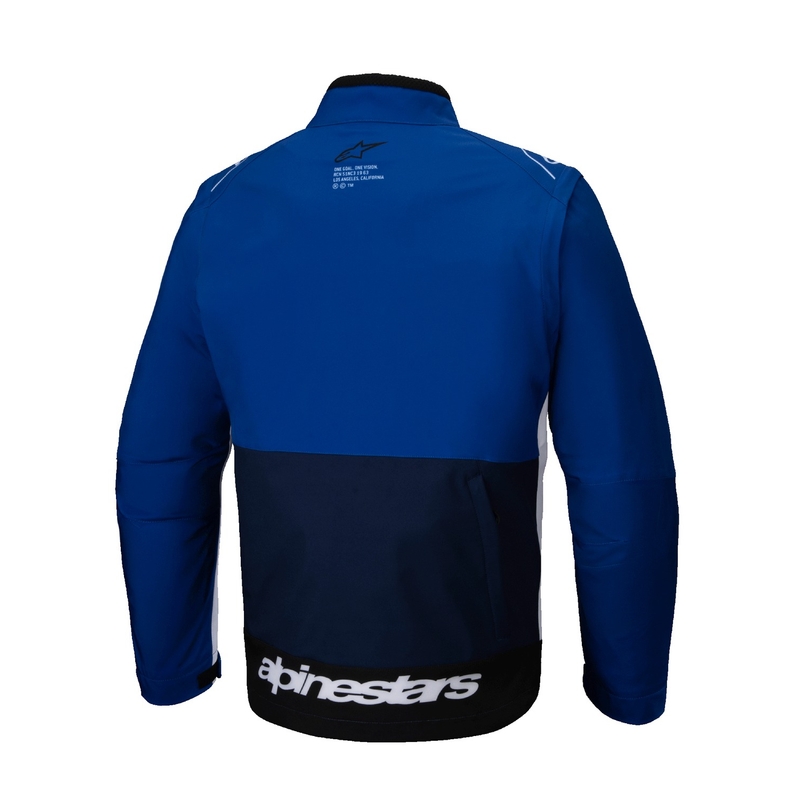Alpinestars Lite Dura Softshell jaka zilā un baltā krāsā