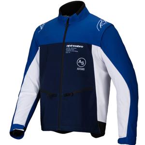 Alpinestars Lite Dura Softshell jaka zilā un baltā krāsā