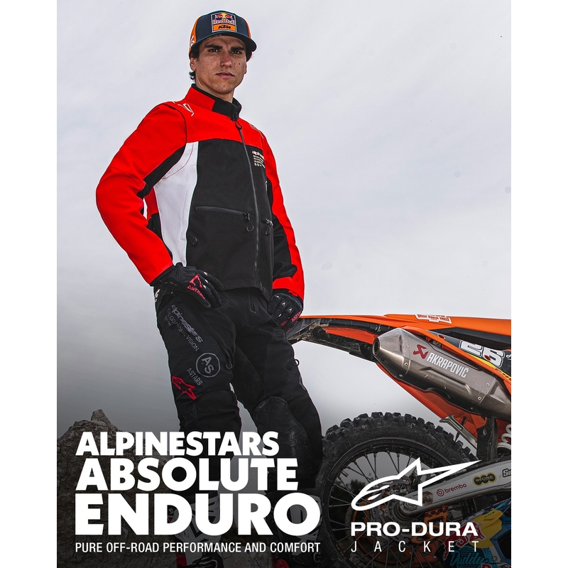Alpinestars PRO-Dura melna-arkan-balta jaka