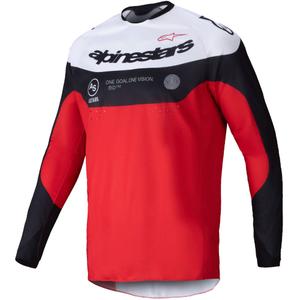 Alpinestars PRO-Dura motokrosa krekliņš melns-sarkans-balts
