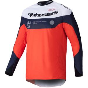 Alpinestars PRO-Dura motokrosa krekliņš zili oranžs-balts