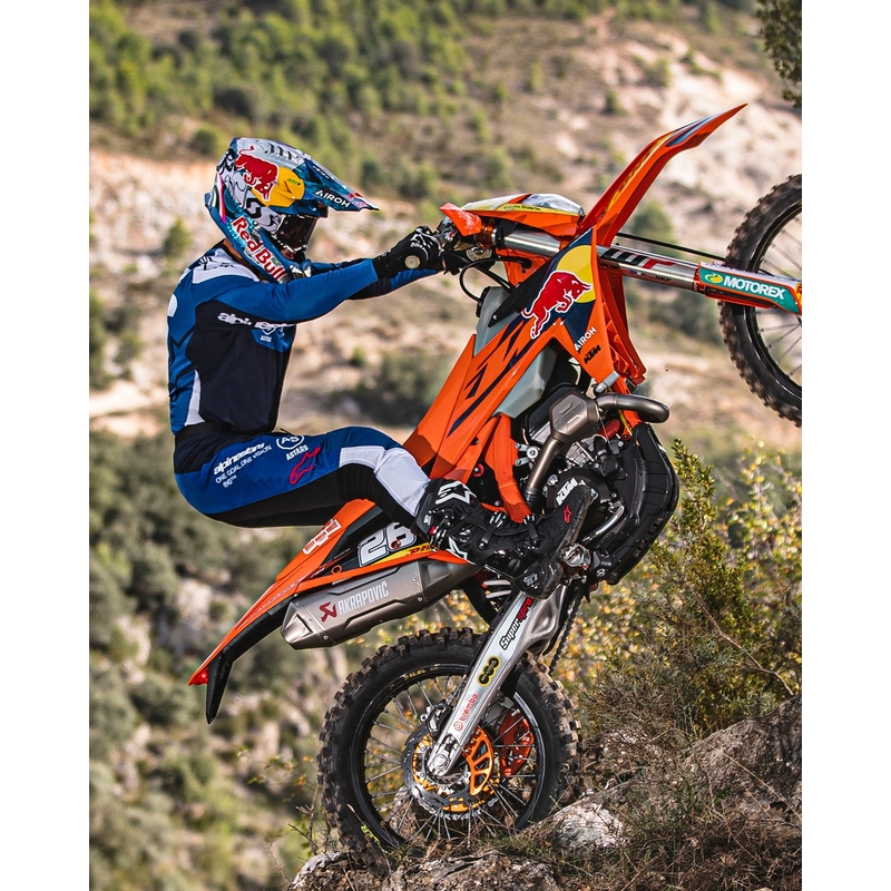 Alpinestars PRO-Dura motokrosa krekliņš zilā un baltā krāsā