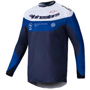 Alpinestars PRO-Dura motokrosa krekliņš zilā un baltā krāsā