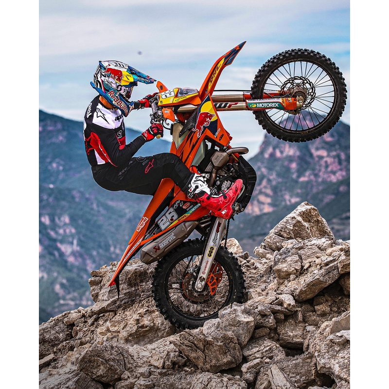 Alpinestars PRO-Dura motokrosa bikses melnā un baltā krāsā