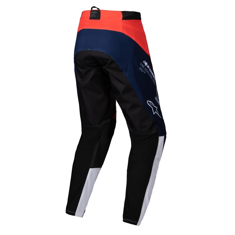 Alpinestars PRO-Dura motokrosa bikses zili-oranži-baltas