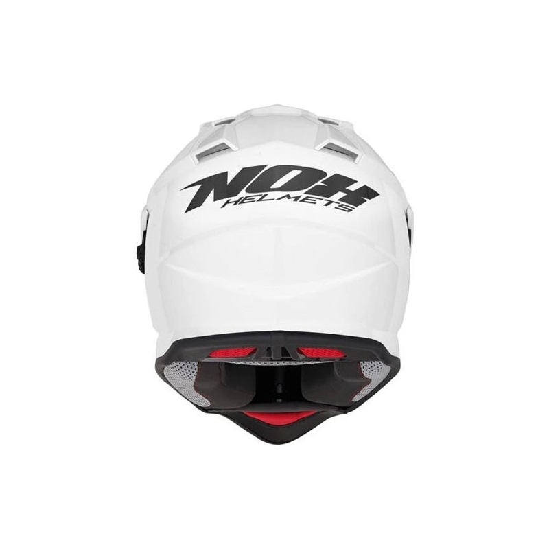 Enduro ķivere NOX N312 perlamutra balta