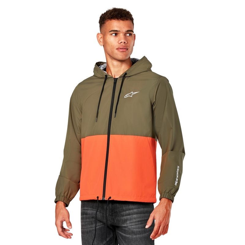 Alpinestars Speeded vējjaka jaka zaļi-oranža