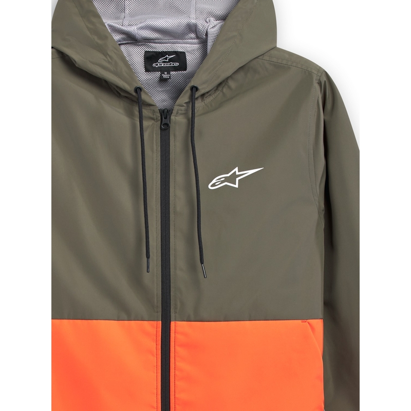 Alpinestars Speeded vējjaka jaka zaļi-oranža