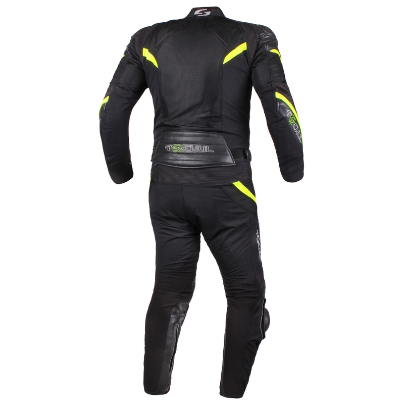 Pánské kalhoty Tschul 875 černo-fluo žluté