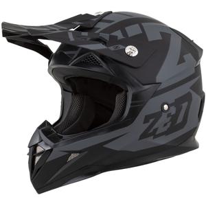 Motokrosa ķivere motociklam ZED X1.9 Targa matēta pelēki melna