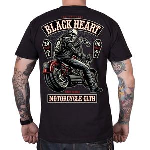 T-krekls Black Heart Coffin melns