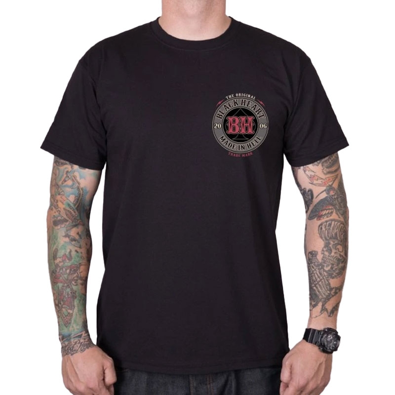 T-krekls Black Heart Ember black