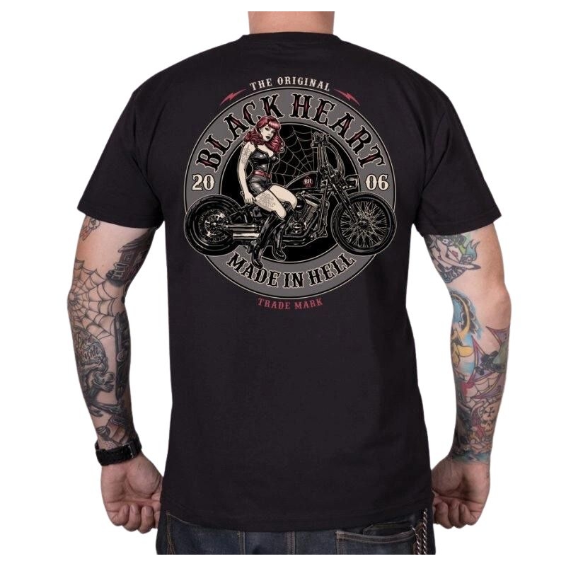 T-krekls Black Heart Ember black
