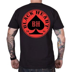 T-krekls Black Heart Ace melns