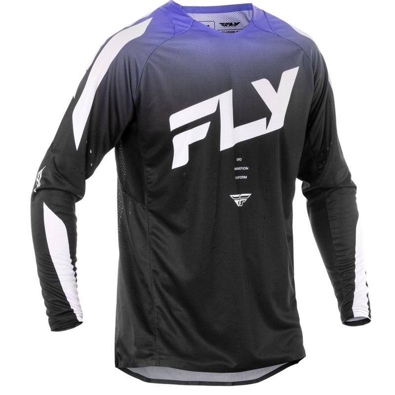 Motokrosa krekliņš FLY Racing Evolution melns-balts-violets