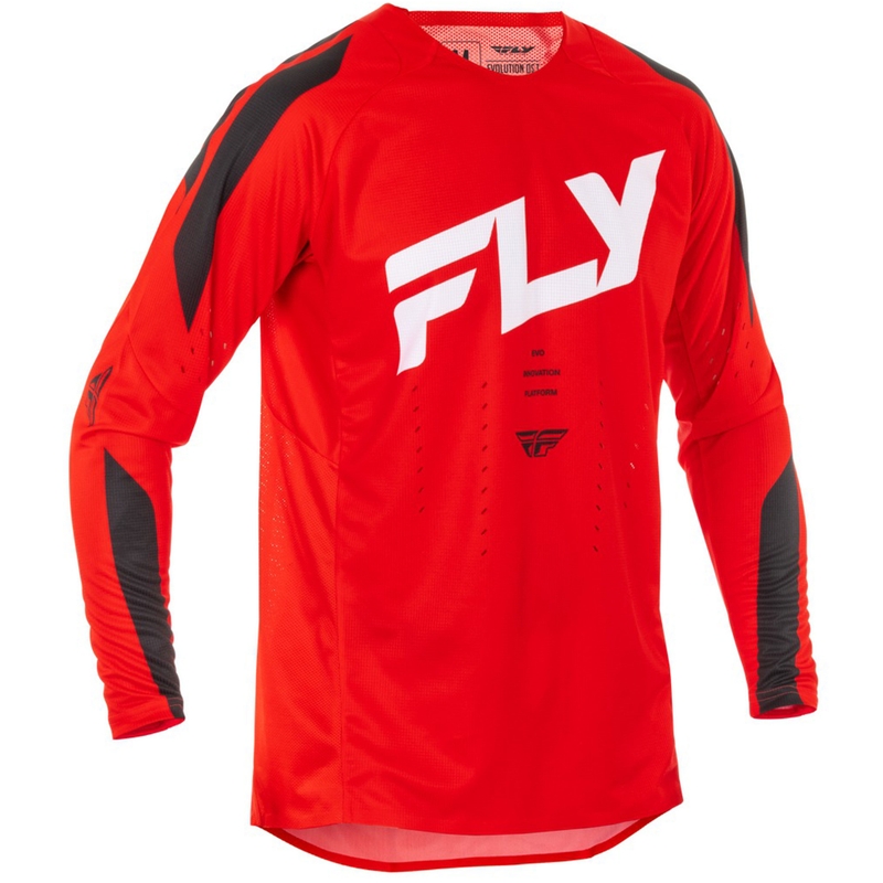 Motokrosa krekliņš FLY Racing Evolution sarkanbaltsarkans-melns