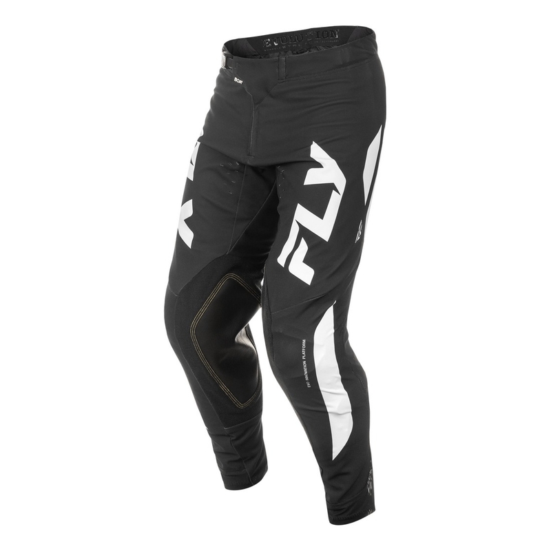 FLY Racing Evolution motokrosa bikses melns-balts-violets