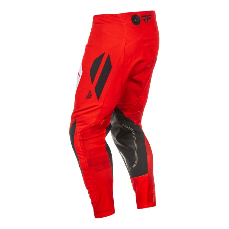Motokrosa bikses FLY Racing Evolution sarkanbaltsarkanmelnas