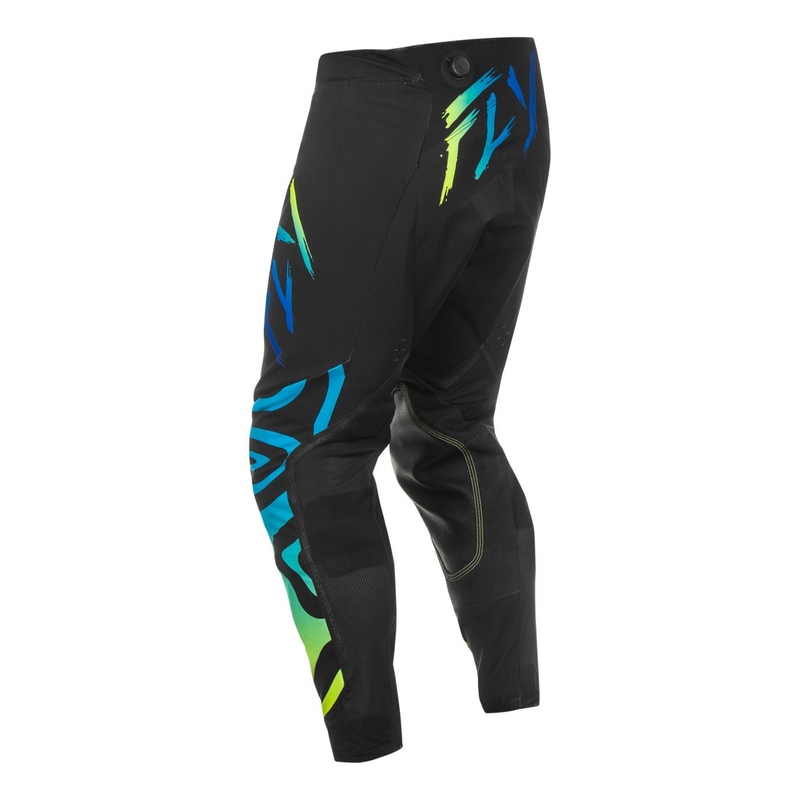 Motokrosa bikses FLY Racing Evolution melns-zils-fluo dzeltens