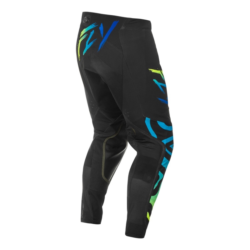 Motokrosa bikses FLY Racing Evolution melns-zils-fluo dzeltens