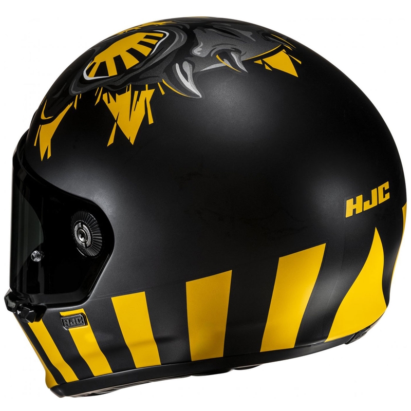 Integrēta motociklistu ķivere HJC V10 Crania MC3SF melni dzeltena