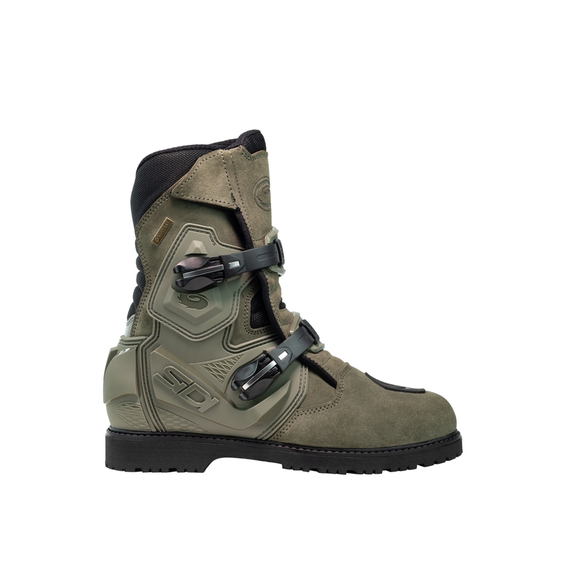SiDi Adventure Gore-Tex 2 Mid haki krāsas motociklu zābaki