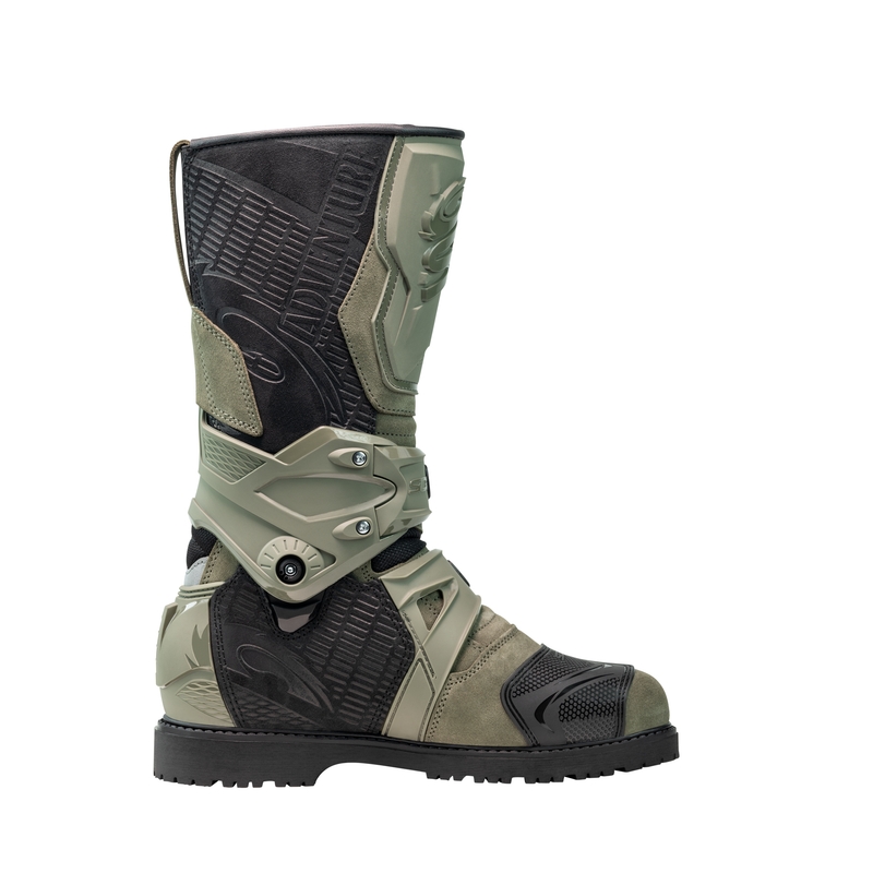 SiDi Adventure Gore-Tex 2 Militārie haki krāsas motociklu zābaki