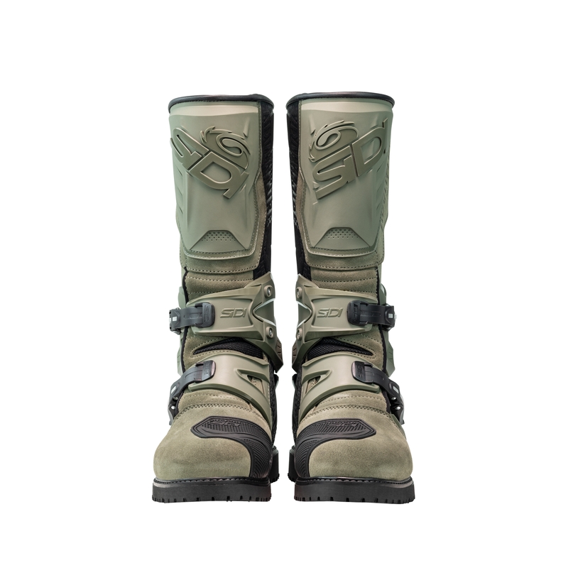 SiDi Adventure Gore-Tex 2 Militārie haki krāsas motociklu zābaki