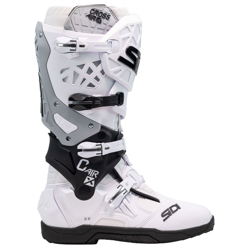 SiDi Crossair X motocikla zābaki melni un balti
