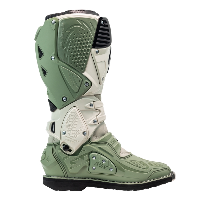 SiDi Crossfire 3 motocikla zābaki zaļgani bēšaini