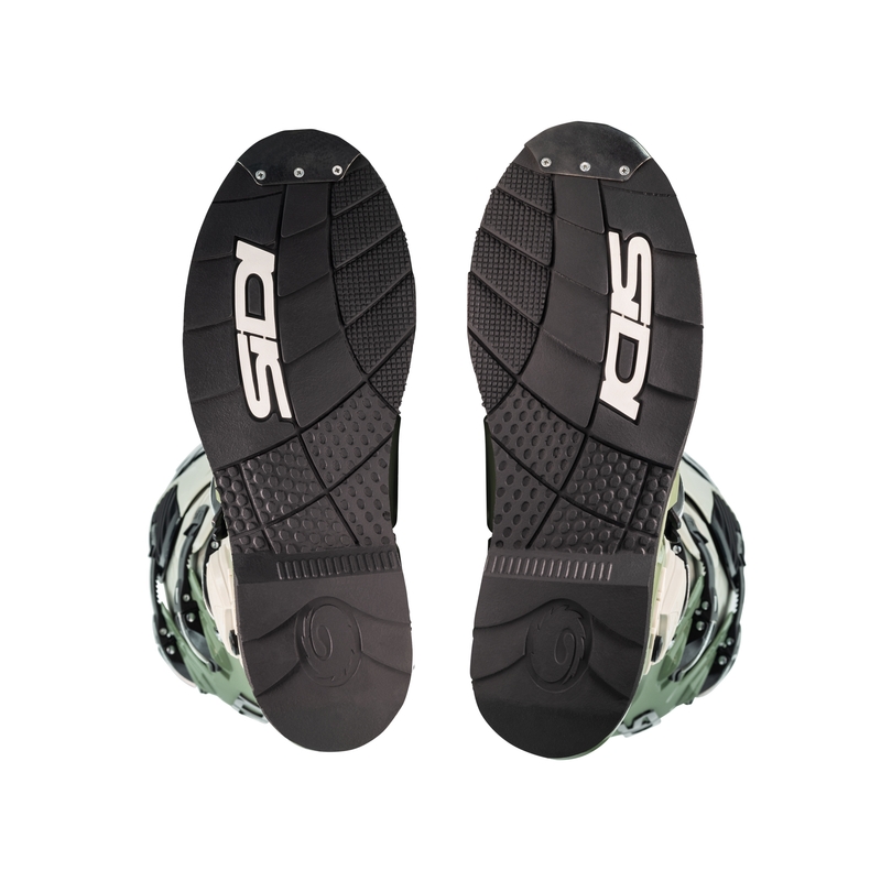 SiDi Crossfire 3 motocikla zābaki zaļgani bēšaini