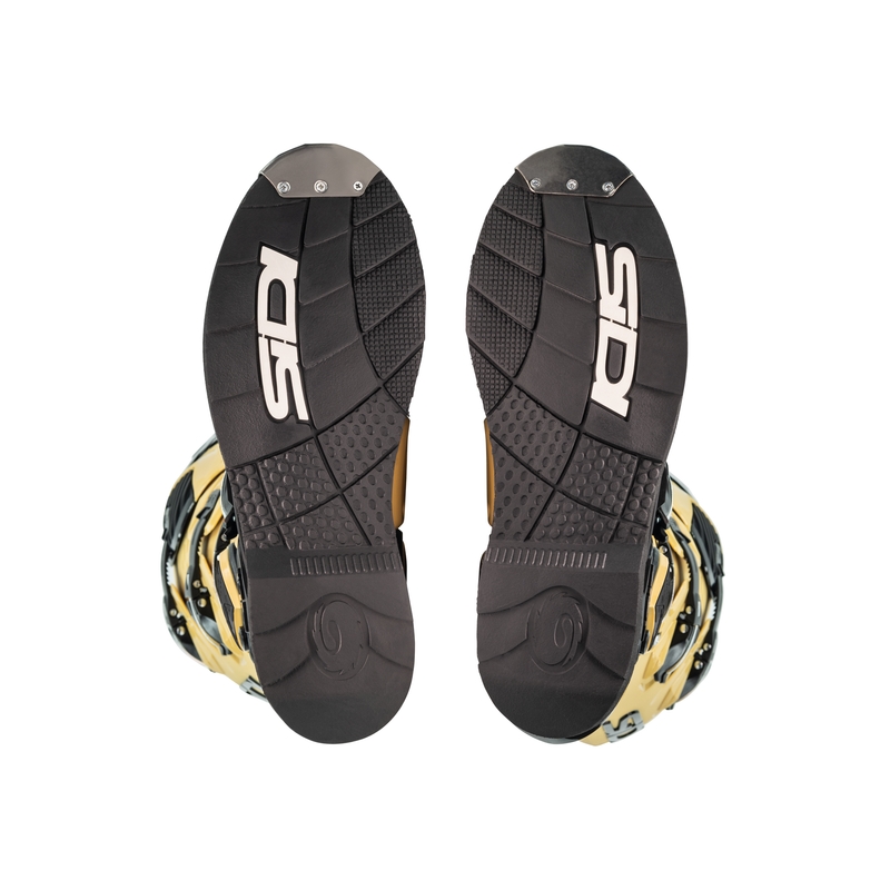 SiDi Crossfire 3 motocikla zābaki zelta un melni