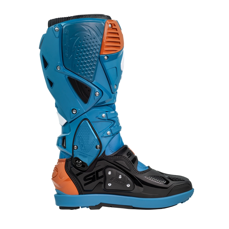 Motocikla zābaki SiDi Crossfire 3 SRS blue-bronze