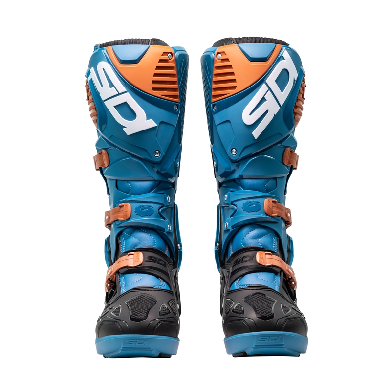 Motocikla zābaki SiDi Crossfire 3 SRS blue-bronze