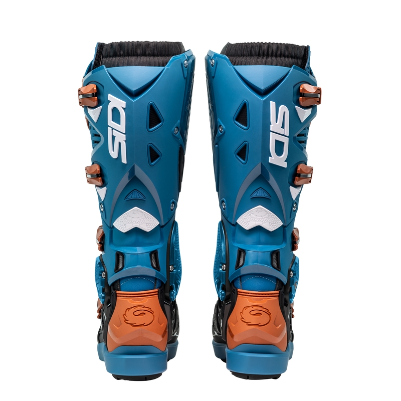 Motocikla zābaki SiDi Crossfire 3 SRS blue-bronze