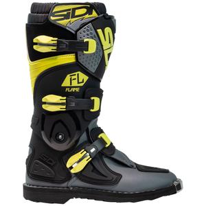 Bērnu motokrosa apavi SiDi Flame black-yellow