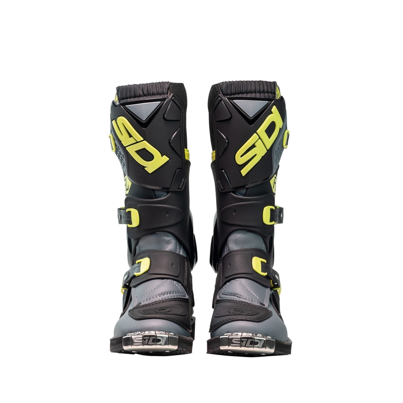 Bērnu motokrosa apavi SiDi Flame black-yellow