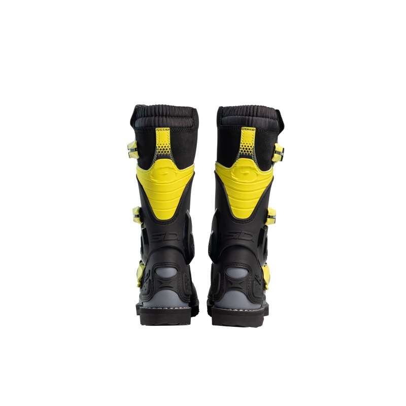 Bērnu motokrosa apavi SiDi Flame black-yellow