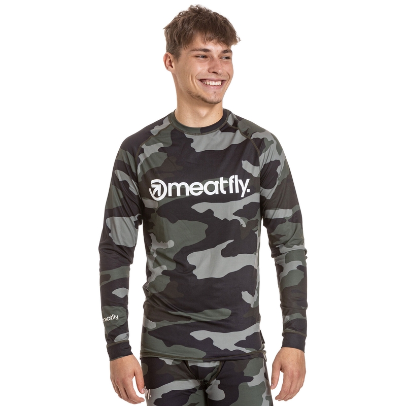 Vīriešu termokrekls Meatfly Avery camo