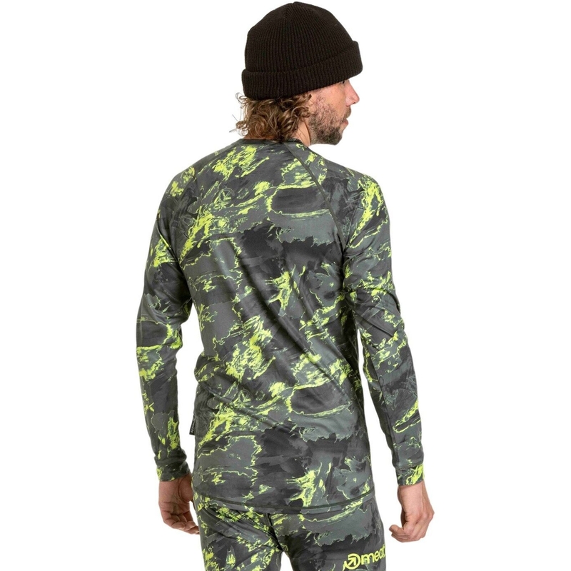 Vīriešu termokrekls Meatfly Avery blue-green camo