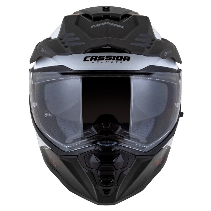 Enduro ķivere Cassida Road Runner Dual balta- melna